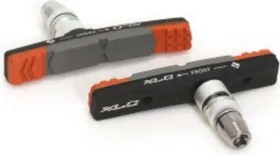 Produktbild von Klocki hamulcowe XLC BS-V09 V-Brake, 70 mm, czarne/czerwone/szare (2 pary)
