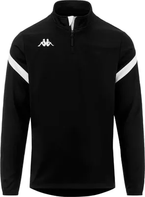 Produktbild von Kappa Dolvole Halbreißverschluss-sweatshirt Schwarz S Herren Schwarz S