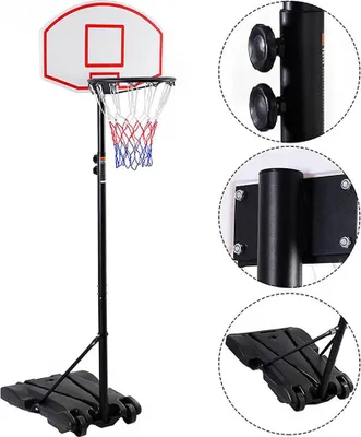Immagine prodotto di Canestro da basket regolabile e mobile