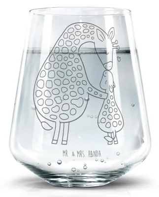 Produktbild von Mr. & Mrs. Panda Glas Giraffe Kind - Transparent - Geschenk, Afrika, Becherglas, Glasbecher, Sohn, Mama, Mutter, Wasserglas, Trinkglas, Wasserbecher, Lieblingsmensch