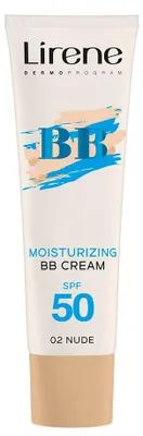 Produktbild von Lirene BB Nawilżający krem koloryzujący SPF50 02 Nude, 30 ml
