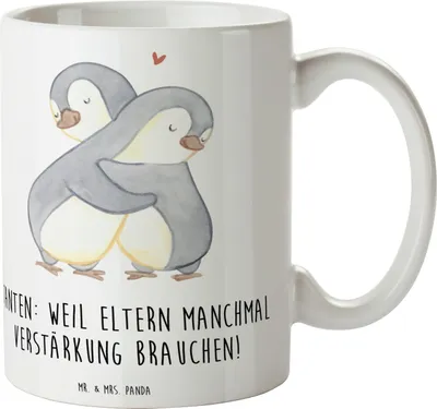 Produktbild von Mr. & Mrs. Panda Teebecher Liebe Tanten - Weiß - Geschenk, Neffe, Kaffeetasse, Weihnachten, Becher, Kaffeebecher, Geschenktasse, Tasse, Dankeschön, Familienmitglieder