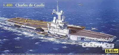 Produktbild von Heller Flugzeugträger Charles de Gaulle 1:400, 81072
