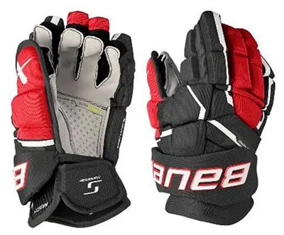 Image de Bauer Supreme Mach S23 INT, intermédiaire, noir-rouge, 13"