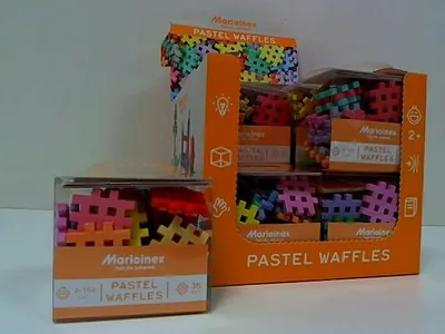 Zdjęcie produktu dla MARIOINEX Klocki wafle mini pastel 35szt 03674