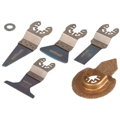 Image de wolfcraft Set de 6 accessoires pour scie vibrante PRO 3962000