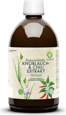 Produktbild von Multikraft Fermentierter Knoblauch- und Chiliextrakt 500ml / MK 5 Pflanzenhilfsmittel zur Stärkung der Pflanzen