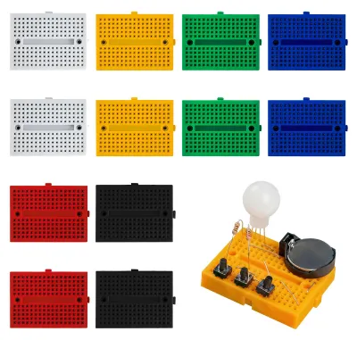 12er-Set lötfreie Steckbretter SYB-170, Mini-Prototyping-Board