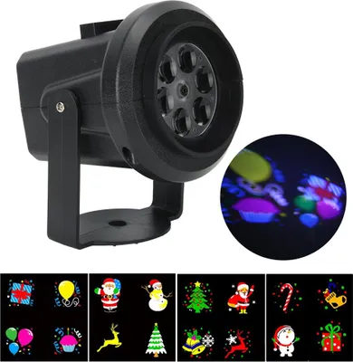 Obrázek produktu pro LED rotující vánoční Halloween dekorativní ambientní světlo projektor lampy