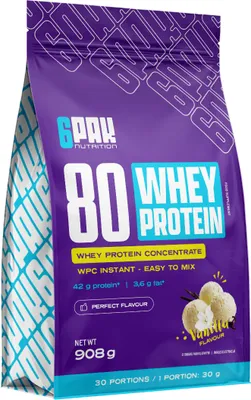 Obrázek produktu pro Whey Protein 80 (908 g) - 908 g, vanilka