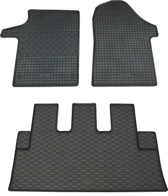Produktbild von Rigum Gummi Fußmatten + Kofferraumwanne im Set für Mercedes EQV / Vito / V