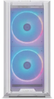 Produktbild von Lian Li Lancool 216, Midi Tower, PC, Transparent, Weiß, ATX, EATX, micro ATX, Mini-ITX, Stahl, Gehärtetes Glas, Multi