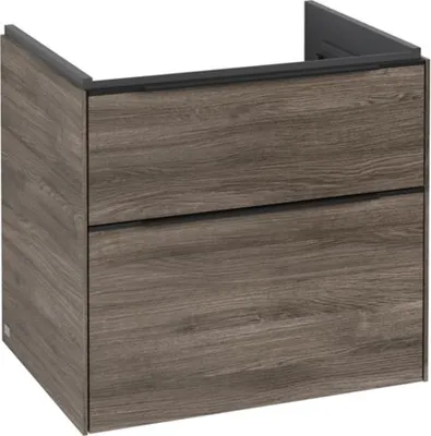 Image de Villeroy & Boch Subway 3.0 armoire sous lavabo, 2 tiroirs, 622x576x478mm, C57601RK