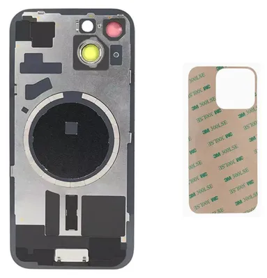 Produktbild von OEM iPhone 15 Akkudeckel Backcover Rückseite Glas weiß