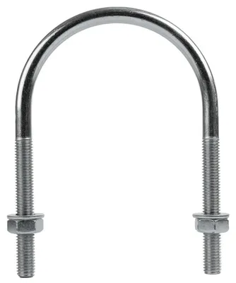 Obrázok produktu pre Kruhová svorka M10 s maticami a podložkami 89/143
