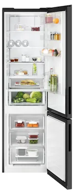 Produktbild von AEG AEG ORC7P361CL Freistehende Kühl-Gefrierkombination / Serie 7000 GreenZone / 2020 mm / Gefrierteil unten / 362 L / TwinTech® – länger frisch / NoFrost / Farbe: dunkles Edelstahl / C ORC7P361CL dunkles Edelstahl