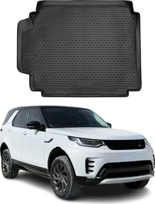 Image de OMAC Tapis de coffre pour Land Rover Discovery 2017-2025 en caoutchouc Noir