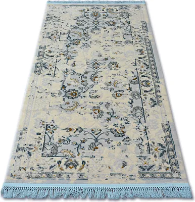 Produktbild von Teppich ACRYL MANYAS 196AA Elfenbein/gold Franse Mehrfarben 80x150 cm