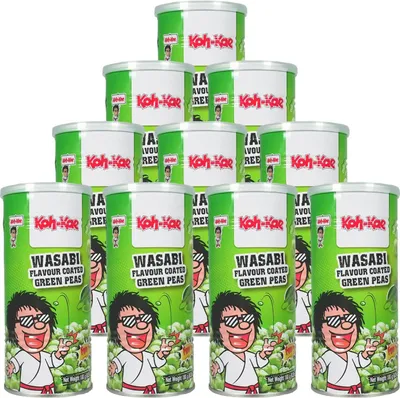 Produktbild von Koh-Kae Erbsen mit Wasabi 10x180g