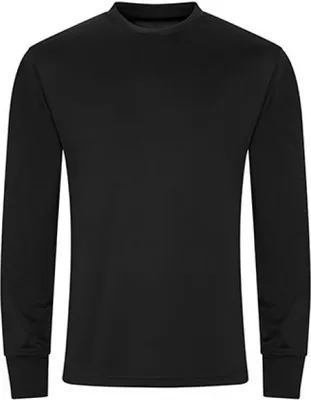 Zdjęcie produktu dla Just Cool JC023 | Koszulki sportowe z długim rękawem do 2XL - Kolor: Jet Black - Rozmiar: L