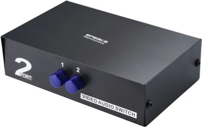 Immagine prodotto di SpeaKa Professional 2+1 porte Cinch-Audio-Switch con porte audio (SP-11175216)