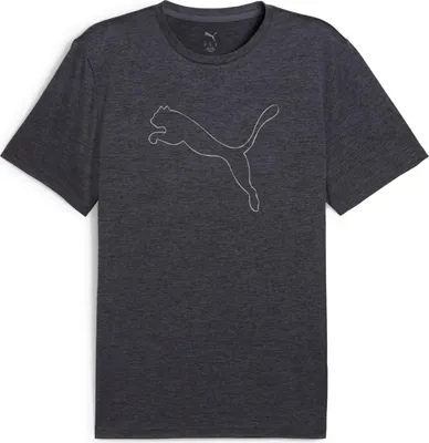 Produktbild von PUMA M TAD ESSENTIAL HEATHER CAT TEE (CF large cat) GALACTIC GRAY HEATHER GALACTIC GRAY HEATHER M