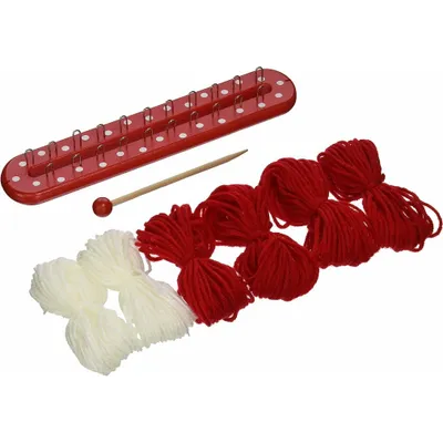 Image de goki 58509 Cadre à tricoter, rouge (1 pièce)