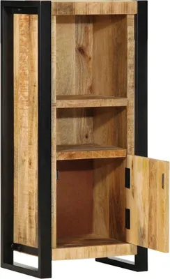 Image de vidaXL Armoire de salle de bain 40x30x90 cm Bois massif rugueux Mango