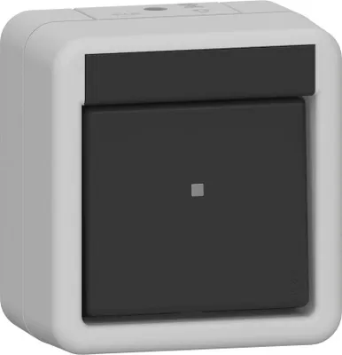Produktbild von GIRA 310630 Wippschalter Aus-Wechsel WG AP IP44 Grau