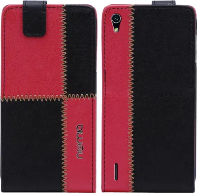 Produktbild von Huawei Ascend P7 Numia Flipstyle Schwarz-Rot