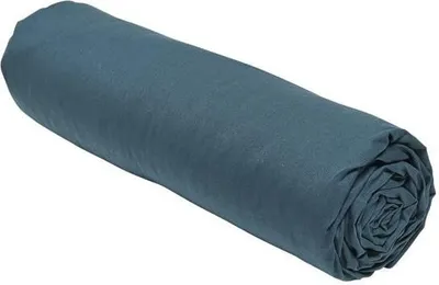 Image de Drap Housse, TODAY Essential, 90 x 190 cm, 1 Personne, 100% Coton Uni, Paon