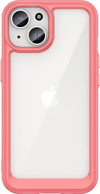 Produktbild von Hurtel Outer Space reinforced case, Cover, Apple, iPhone 15 Plus, 17 cm (6.7"), Rot