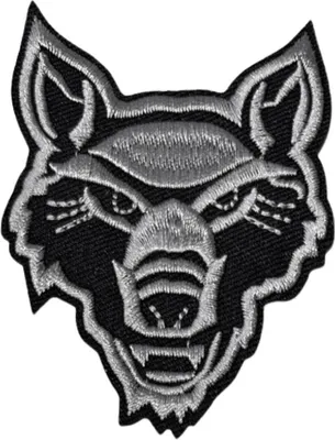 Produktbild von Wolf-Wölfe-Kopf-Emblem-Aufnäher zum Aufbügeln