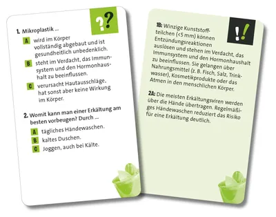Zdjęcie produktu dla moses. Allgemeinwissen Gesundheit & Ernährung – 150 Fragen und Antworten, Quiz-Kartenset, Wissensquiz aus der Reihe Quizzen und noch mehr Wissen