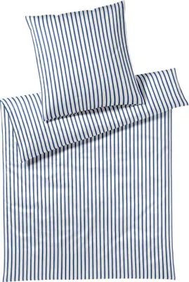 Immagine prodotto di elegante biancheria da letto in maco-satinato Doppio ultramarino 155x220 cm + 80x80 cm