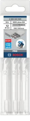 Imagen del producto de Taladro SDS plus-5X, 12 x 100 x 160 mm, juego de 10 piezas.