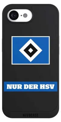 Produktbild von NIVOCASE Handyhülle für Apple iPhone 17e  Hülle NIVOpure Case Schwarz HSV Hamburger SV Statement