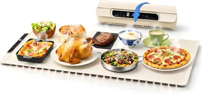 Warmhalteplatte 66x38 cm, elektrisch, Timer, 35-100 °C, 14 Stufen