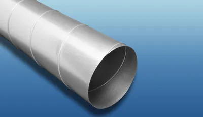 Produktbild von Wickelfalzrohr : Ø 100 1 m System: Ø 100 Länge: 1 m