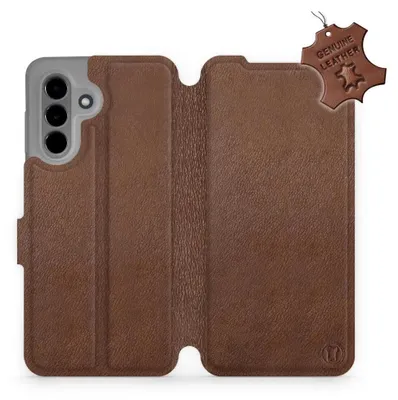 Produktbild von Echtleder Handyhülle für Galaxy A36 5G, Mobiwear Leather, Braun