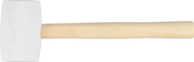 Image de Marteau Strend Pro HM221, 450 g, en caoutchouc, WhiteHead, manche en bois, longueur de manche 310 mm
