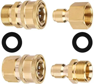 Image de Kit de 6 pièces en laiton pour nettoyeur haute pression