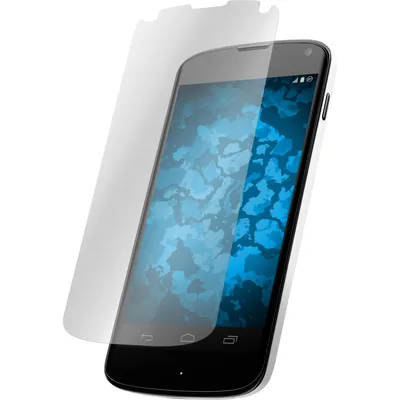 Produktbild von 2er-Pack PhoneNatic Displayschutzfolien klar  kompatibel mit Google Nexus 4