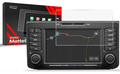 Produktbild von Matte Autodisplayfolie für Scania P 8", Grizz Protector