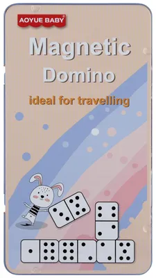 Produktbild von Magnet-Domino-Spiel im Metalletui MEGA CREATIVE 571881