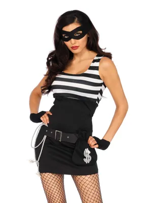 Image de Costume de voleuse y, noir et blanc