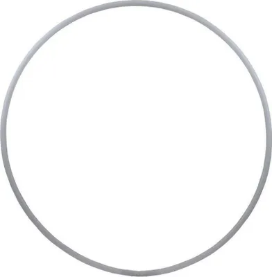 Produktbild von Hula Hoop Rohling, HDPE-16mm, WEISS, Durchmesser 100cm