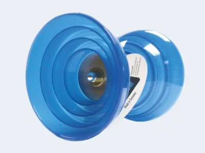 Produktbild von Henrys Diabolo Beach mittelgroß blau für Hobby- und Einstiegs-Jongleure ohne Stäbe