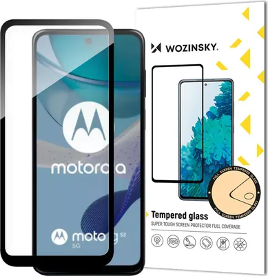 Produktbild von Wozinsky Full Glue Tempered Glass für Motorola Moto G53