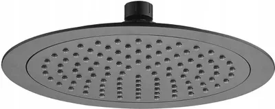 Produktbild von Regenbrause, Oberbrause, 24 cm, universal, schwarz, rund